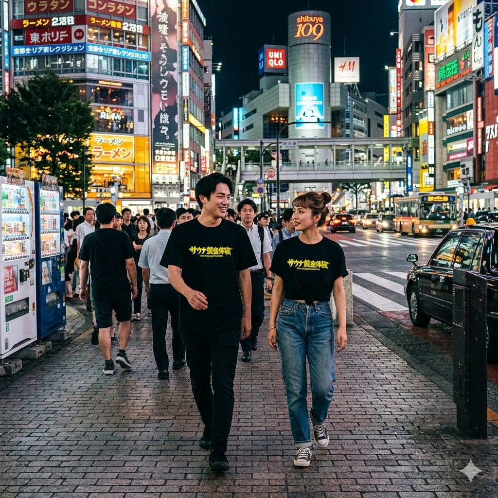 サウナ黄金体験!Tシャツ